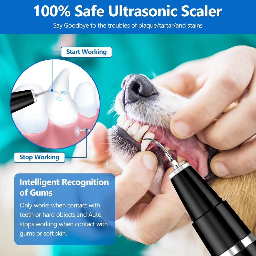 Enhanced Product Title: **Ultrasonic Pet Tartar Remover - Professional Tooth Cleaner for Dogs and Cats | Safe, Effective Dental Care Tool**
