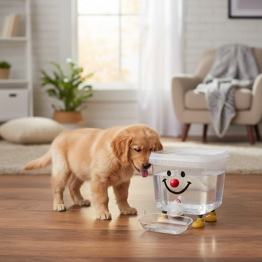 Pet Water Dispenser – Gravity-Fed Refill, 3L/5L Capacity & Multi-Pet Use