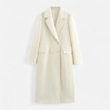 Women's double-breasted trench coat, view 1