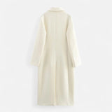 Women's double-breasted trench coat, view 3