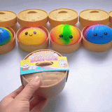 Baozi Dumpling Squeeze Toy – Soft Squishy, Steamer Basket Case & 10 Colors