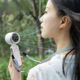 Portable Handheld Fan – USB-C Rechargeable, 5 Speeds & 180° Adjustable Tilt