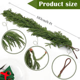 Premium Pine Garland - Lush Greenery for Holiday Decor, Wreaths & Home Accents