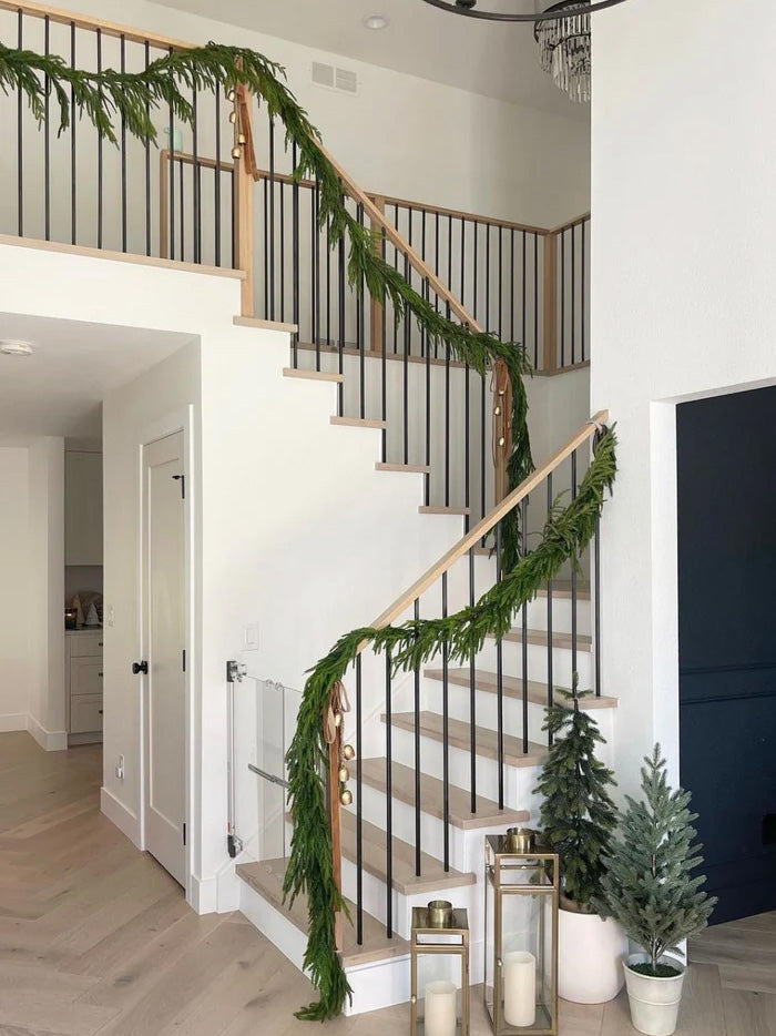 Premium Pine Garland - Lush Greenery for Holiday Decor, Wreaths & Home Accents