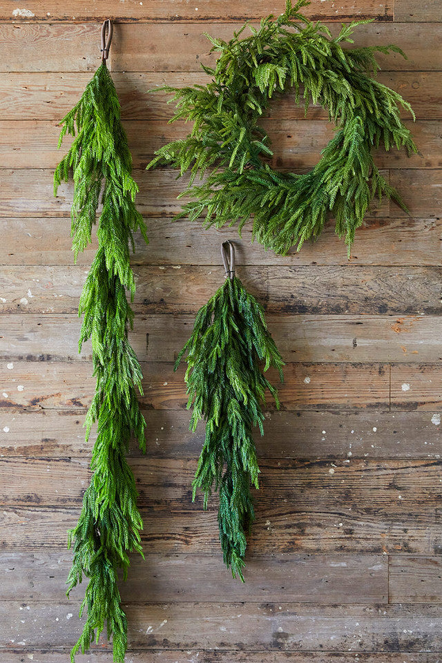 Premium Pine Garland - Lush Greenery for Holiday Decor, Wreaths & Home Accents