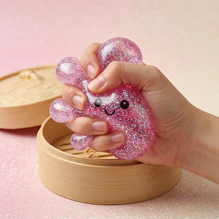 Squishy Dumpling Toy – Slow-Rise Foam, Kawaii Design & 15 Colors