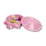 Turtle Desktop Sandbox Set – Play Sand, Tools & Storage Lid for Kids