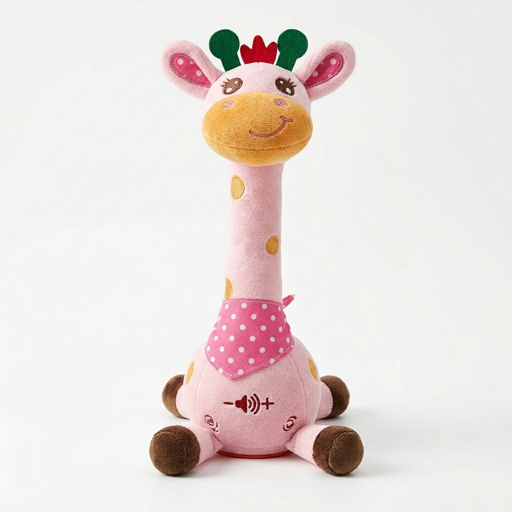 Plush Toy Interactive Singing Giraffe Kids Musical Companion