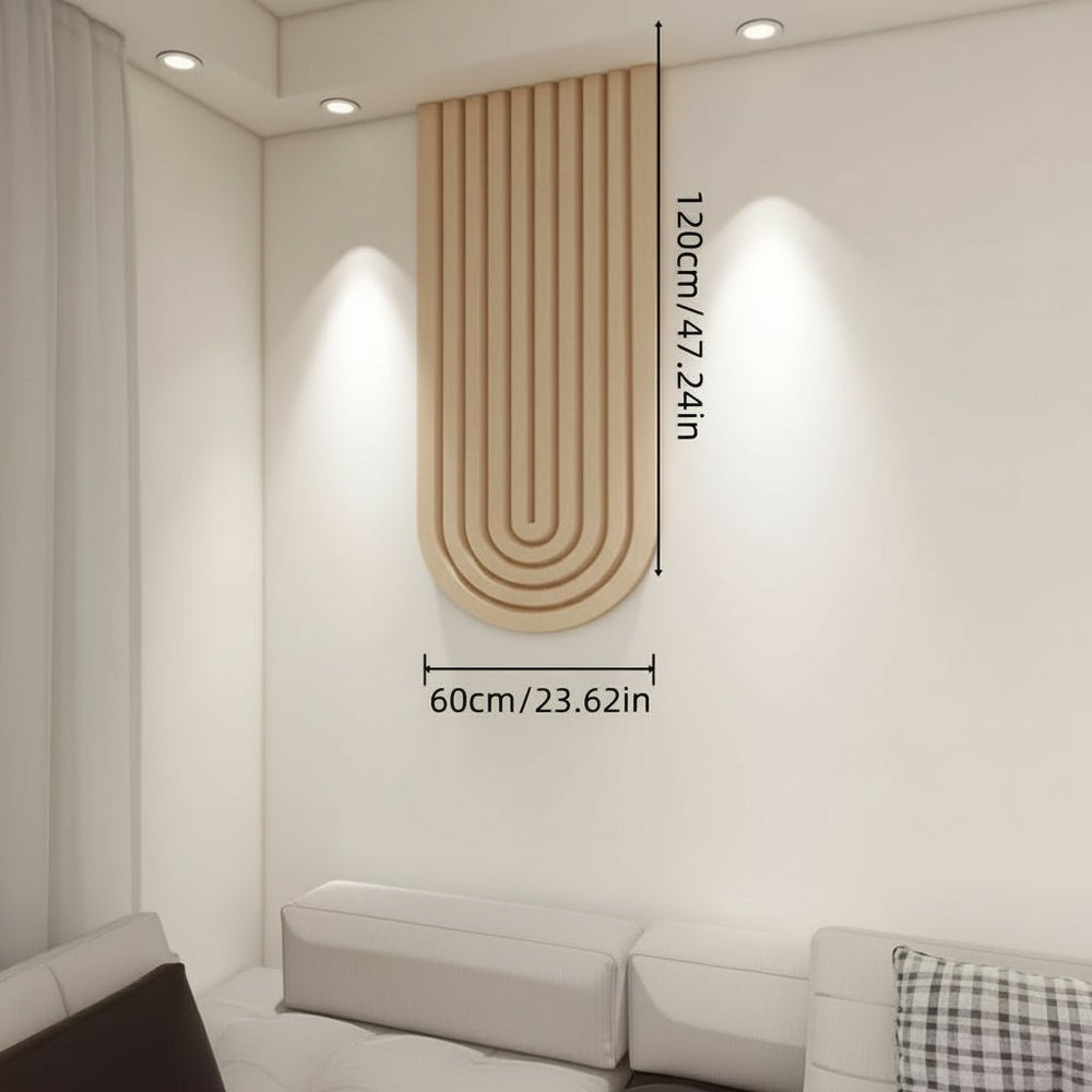 PINSCAPE Curved Felt Organizer Pinboard - Stylish Wall Décor & Functional Storage Solution