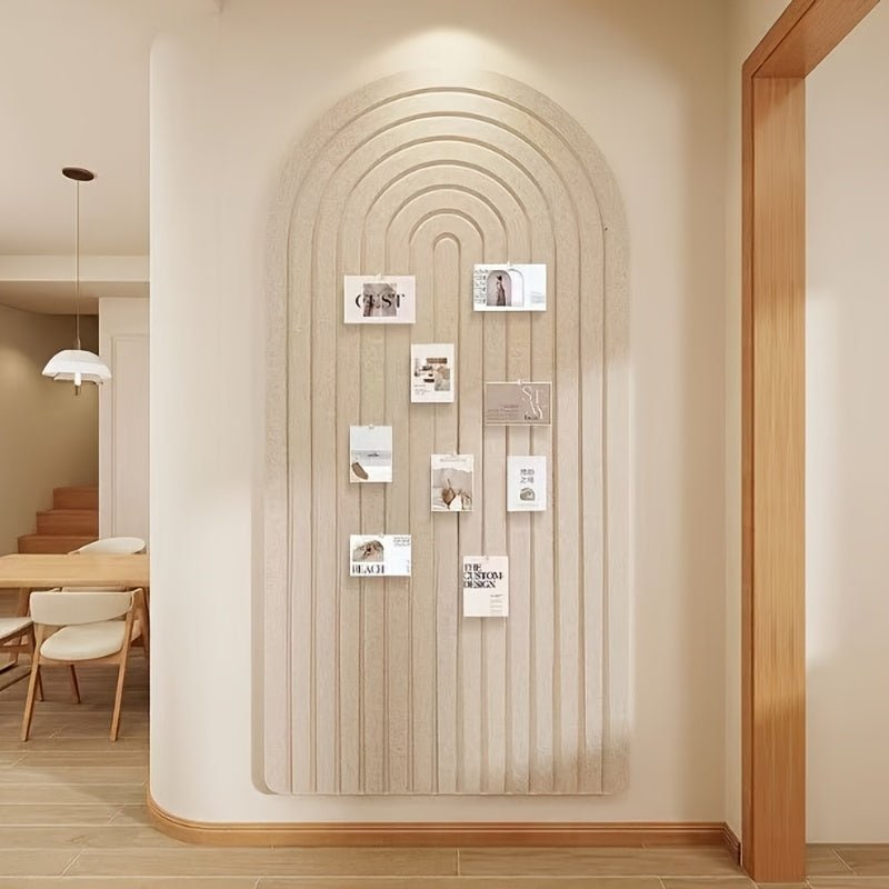 PINSCAPE Curved Felt Organizer Pinboard - Stylish Wall Décor & Functional Storage Solution