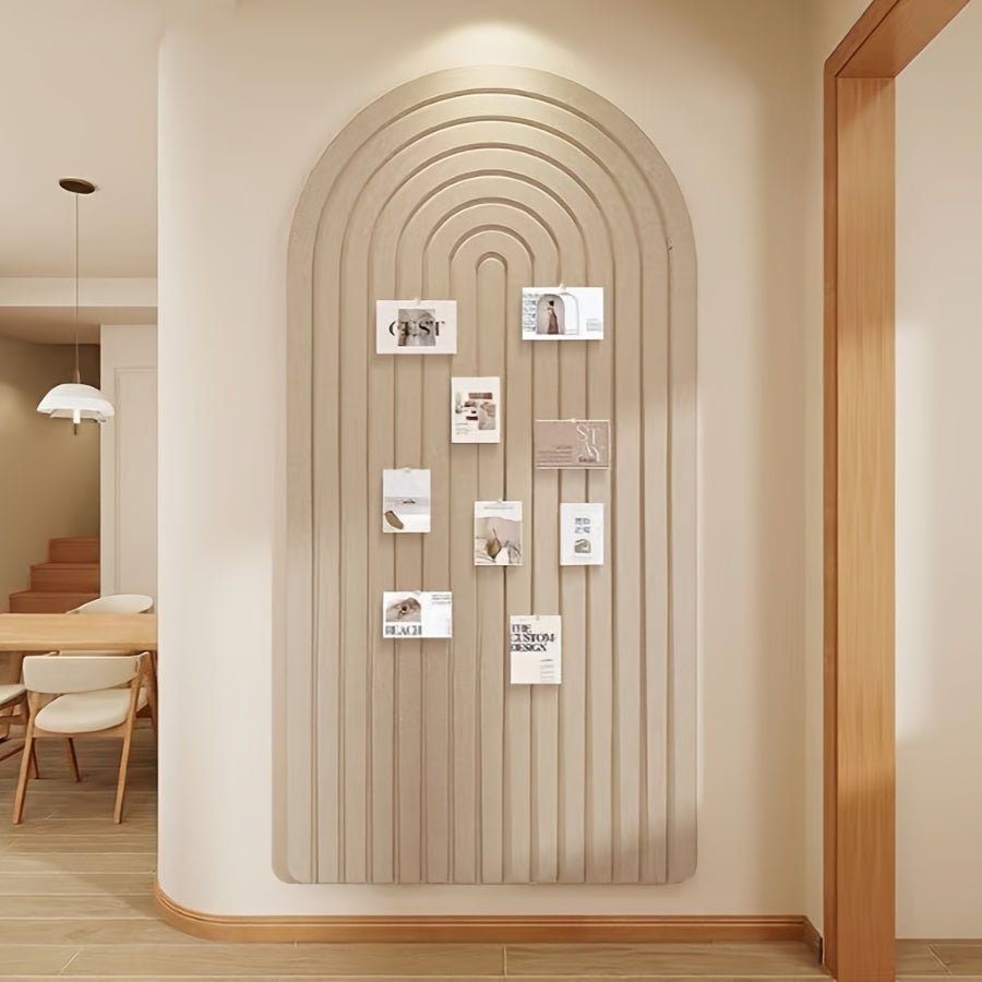 PINSCAPE Curved Felt Organizer Pinboard - Stylish Wall Décor & Functional Storage Solution