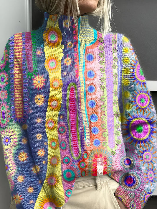 Women's Knit Turtleneck Jumper