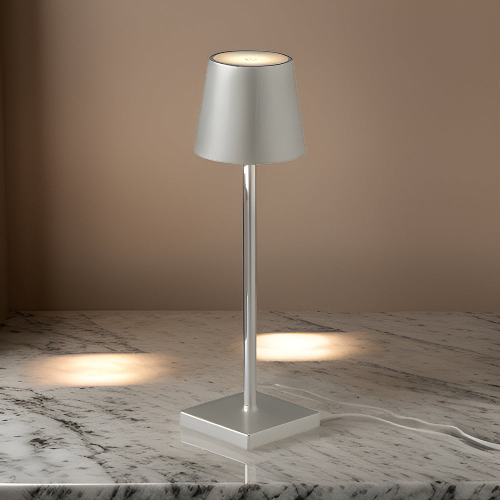 Cordless LED Table Lamp – Touch Dimmable, Warm White 3000K & USB Rechargeable