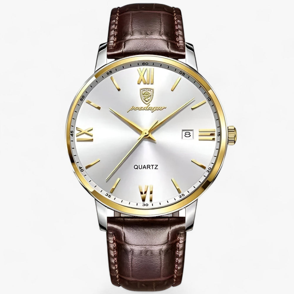 Adrien – Luxury Men's Wristwatch with Leather Strap