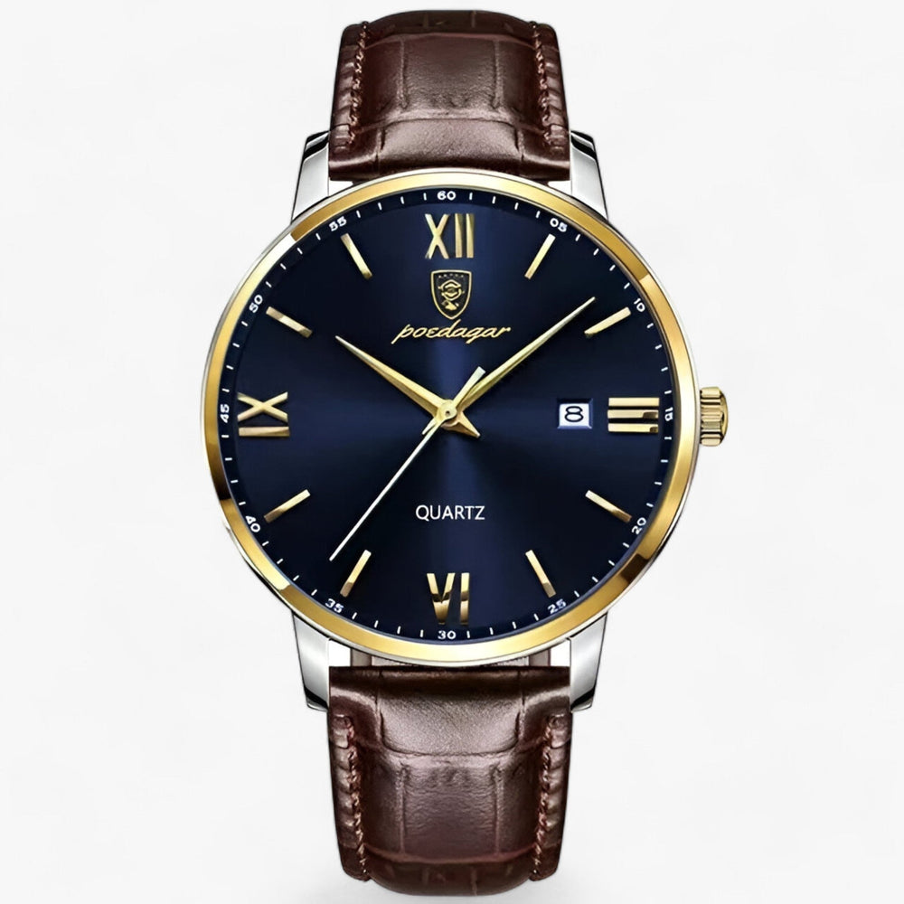 Adrien – Luxury Men's Wristwatch with Leather Strap