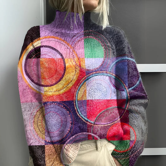 Women's Turtleneck Knit Sweater
