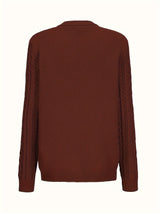 Plain Knitted Cardigan with Button Closure and Pockets - Olivia