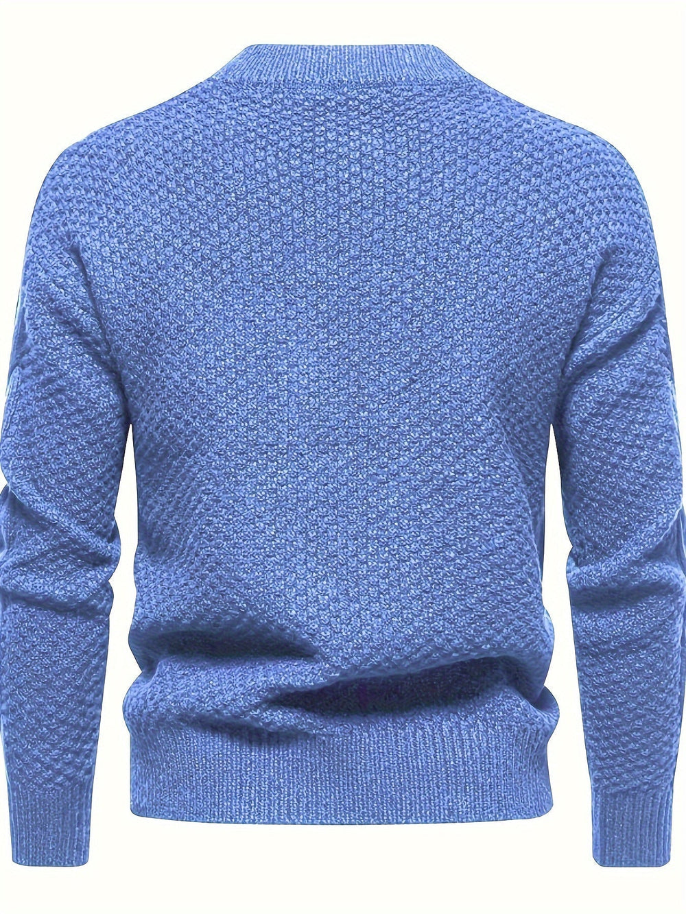 Plain Knitted Jumper for Men - Theo