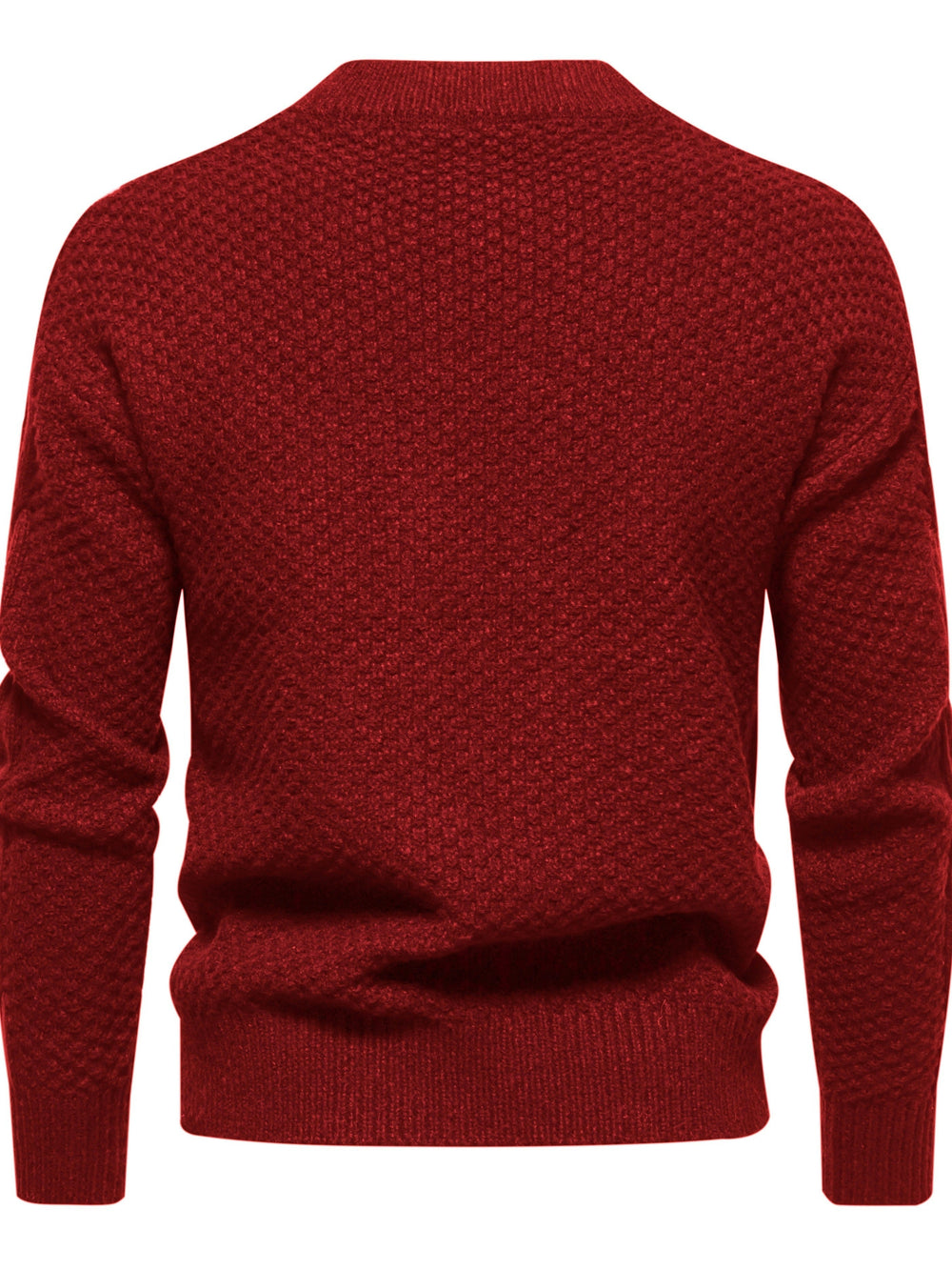 Plain Knitted Jumper for Men - Theo