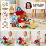 Farm Animal Playset – Soft Plush, Interactive Learning & Pretend Play
