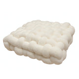 Luxurious Plush Woven Knot Boucle Cushion - Soft Decorative Throw Pillow for Home Decor