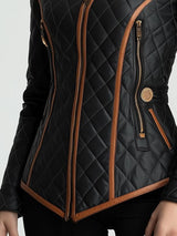 Optimized Product Title: Lily™ - Women's Diamond Quilted Puffer Jacket | Lightweight & Warm Outerwear 

This title includes relevant keywords and phrases that can help improve visibility in Google Shopping searches while clearly describing the product.