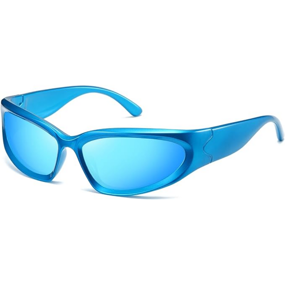 SwiftWrap Polarized Sports Sunglasses - Lightweight, UV Protection, Perfect for Outdoor Activities