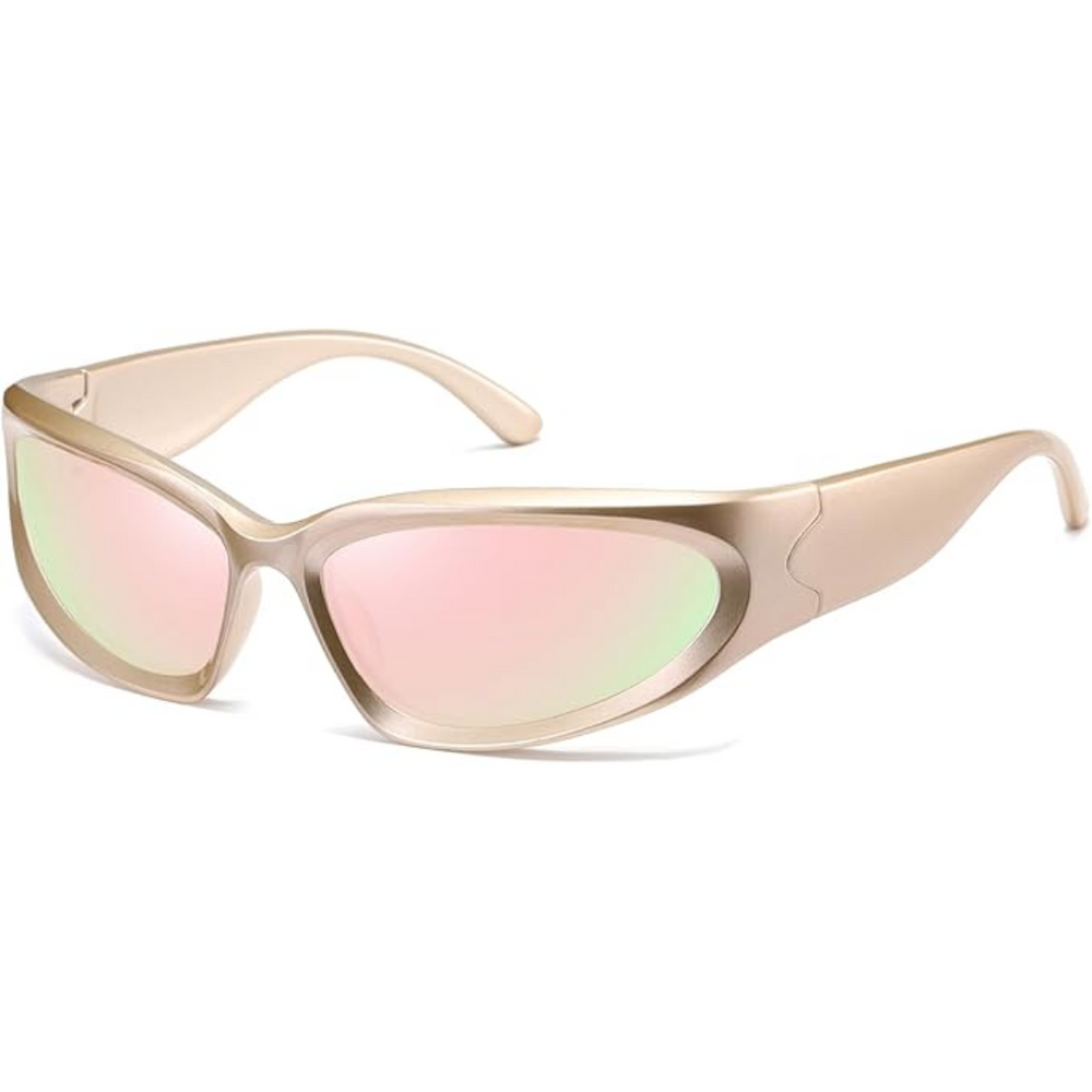 SwiftWrap Polarized Sports Sunglasses - Lightweight, UV Protection, Perfect for Outdoor Activities