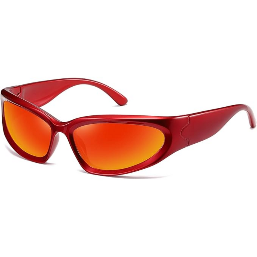 SwiftWrap Polarized Sports Sunglasses - Lightweight, UV Protection, Perfect for Outdoor Activities