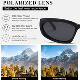SwiftWrap Polarized Sports Sunglasses - Lightweight, UV Protection, Perfect for Outdoor Activities