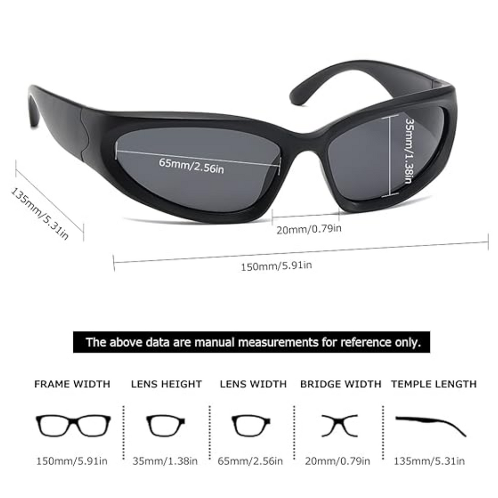 SwiftWrap Polarized Sports Sunglasses - Lightweight, UV Protection, Perfect for Outdoor Activities