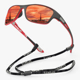 Polarized Sports Sunglasses – UV400, Scratch-Resistant, Lightweight, 2-Pack, Unisex