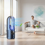 Portable Air Conditioner Evaporative Cooling Bladeless Fan