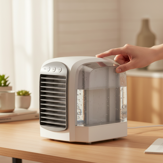 Portable Air Cooler – Oscillating, Evaporative Design & Digital Display