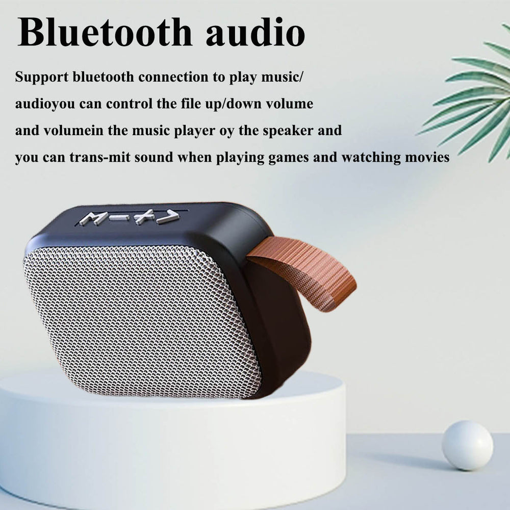Portable Bluetooth Speaker - HiFi 3D Stereo Music Player with Deep Bass & Long Battery Life