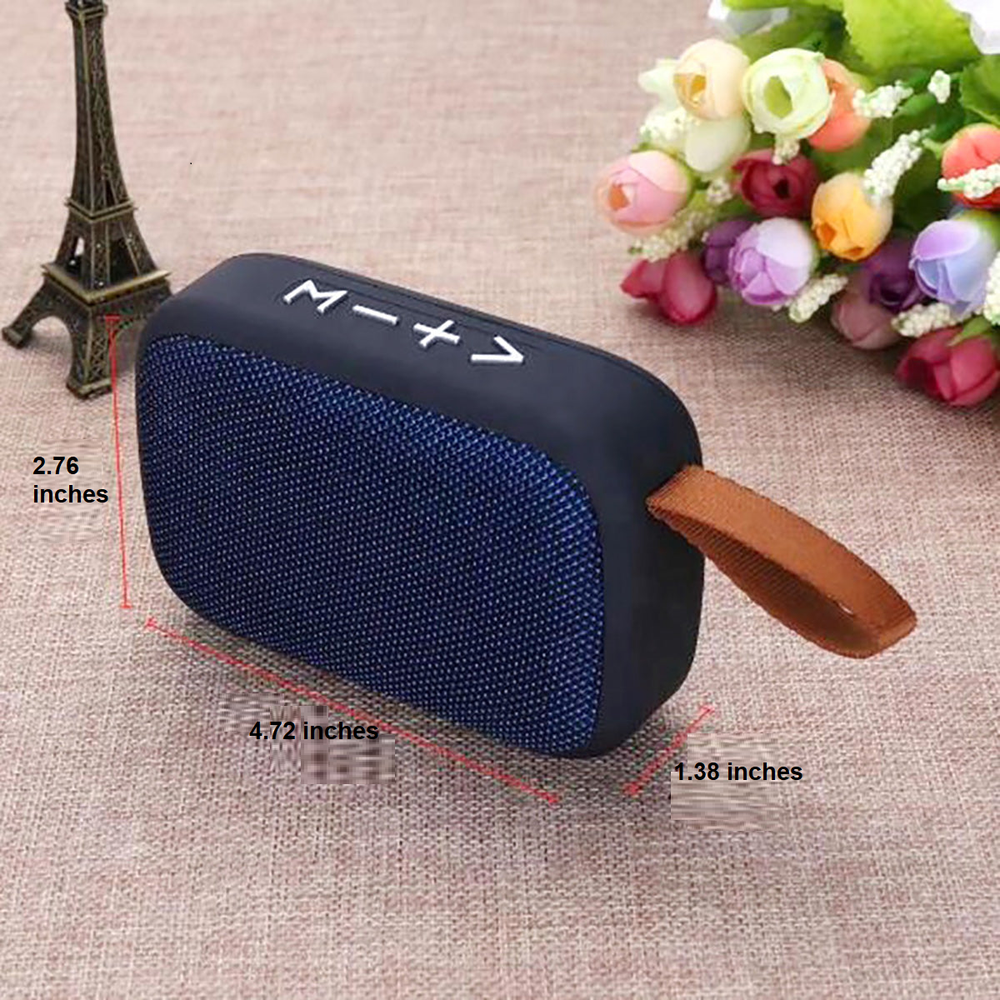 Portable Bluetooth Speaker - HiFi 3D Stereo Music Player with Deep Bass & Long Battery Life