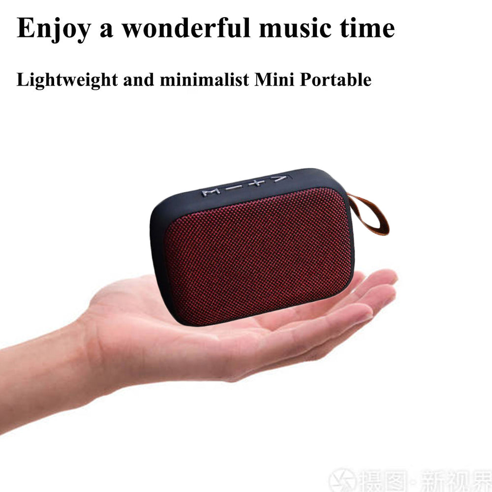 Portable Bluetooth Speaker - HiFi 3D Stereo Music Player with Deep Bass & Long Battery Life