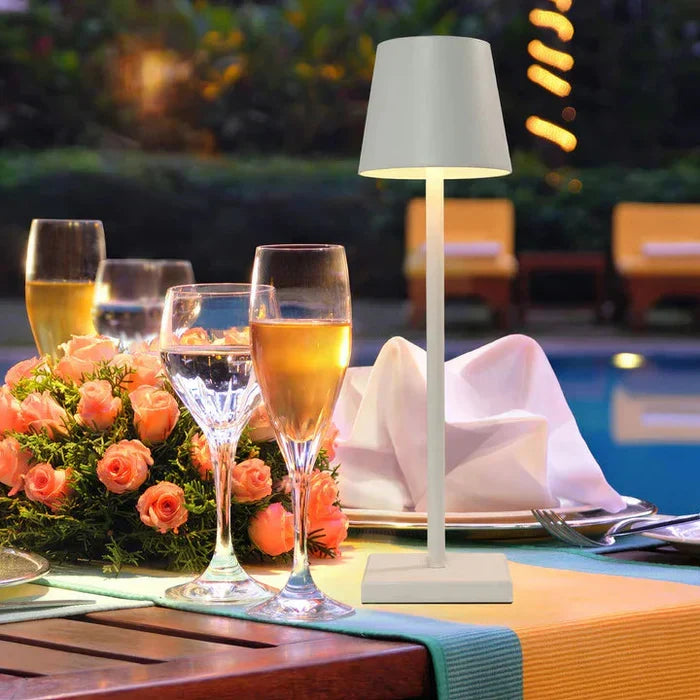 LumiAura Portable Dimmable LED Table Lamp - Adjustable Brightness, Stylish Design for Home & Office