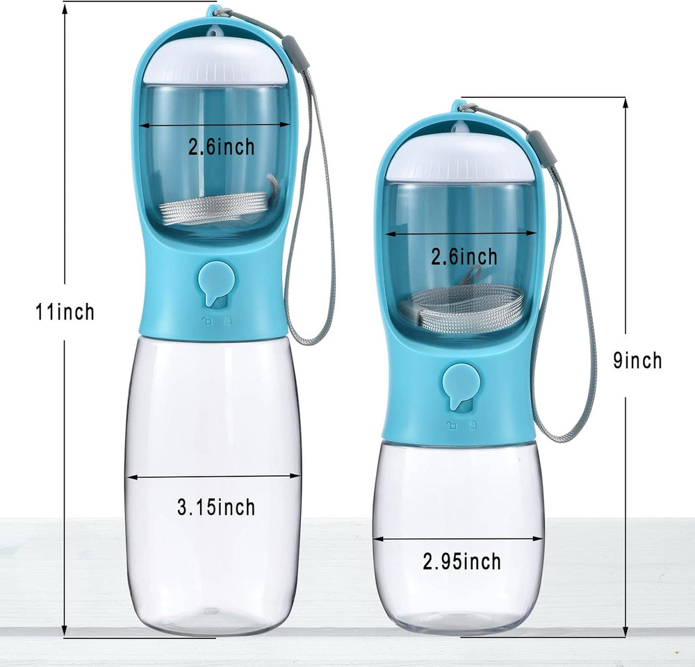 Portable Dog Water Bottle & Food Container - Leak-Proof Travel Bowl for Dogs - Ideal for Hiking, Camping, and Outdoor Adventures