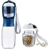 Portable Dog Water Bottle & Food Container - Leak-Proof Travel Bowl for Dogs - Ideal for Hiking, Camping, and Outdoor Adventures