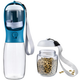 Portable Dog Water Bottle & Food Container - Leak-Proof Travel Bowl for Dogs - Ideal for Hiking, Camping, and Outdoor Adventures
