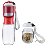 Portable Dog Water Bottle & Food Container - Leak-Proof Travel Bowl for Dogs - Ideal for Hiking, Camping, and Outdoor Adventures