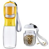 Portable Dog Water Bottle & Food Container - Leak-Proof Travel Bowl for Dogs - Ideal for Hiking, Camping, and Outdoor Adventures