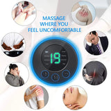 Enhanced Product Title: **Portable Electric Mini Neck Massager with Remote Control & Heat Pad | Intelligent Massage Device for Relaxation & Pain Relief** 

This title includes relevant keywords for better visibility while clearly describing the product's