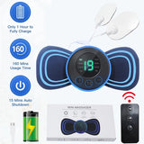 Enhanced Product Title: **Portable Electric Mini Neck Massager with Remote Control & Heat Pad | Intelligent Massage Device for Relaxation & Pain Relief** 

This title includes relevant keywords for better visibility while clearly describing the product's