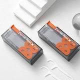 Portable Floss Dispenser with 10 Automatic Floss Sticks - Convenient Dental Care on the Go