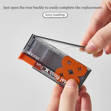 Portable Floss Dispenser with 10 Automatic Floss Sticks - Convenient Dental Care on the Go