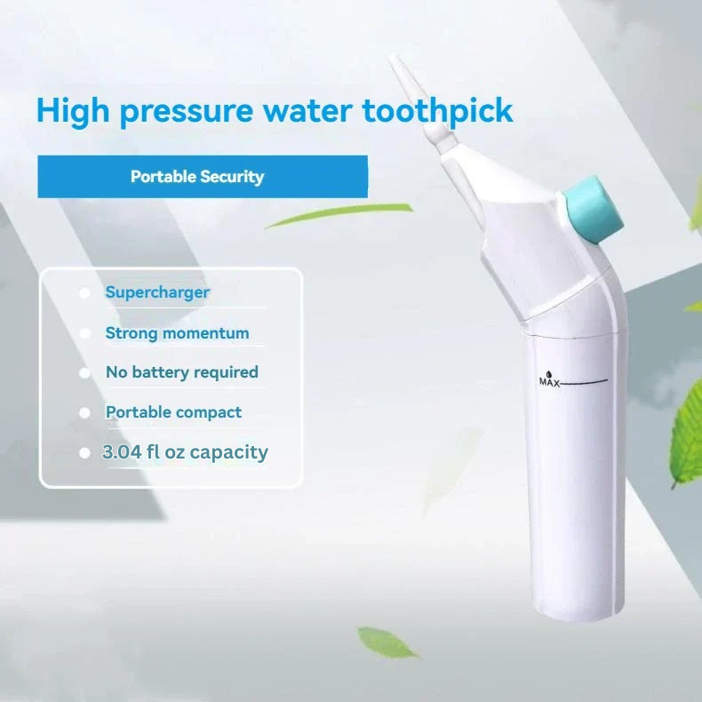 Portable High-Pressure Water Flosser - Professional Dental Irrigator for Deep Teeth Cleaning & Gum Care