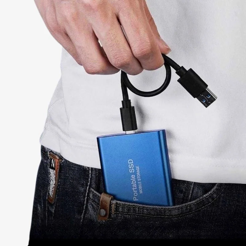 Ultra-Fast Portable External SSD - High-Speed Data Transfer, Compact Design, Ideal for Gaming & Storage