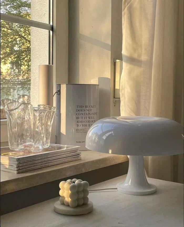 Luxury Portable Mushroom Table Lamp - LumiShroom | Elegant Design & Versatile Lighting for Home & Office